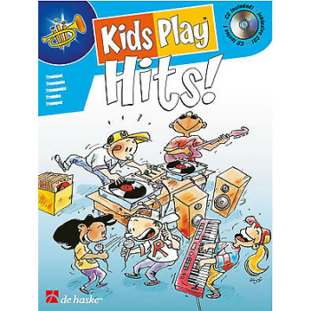 Zbiór nut solo na trąbkę Kids Play Hits! + CD, De Haske